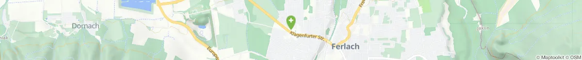 Kartendarstellung des Standorts für Karawanken Apotheke in 9170 Ferlach
